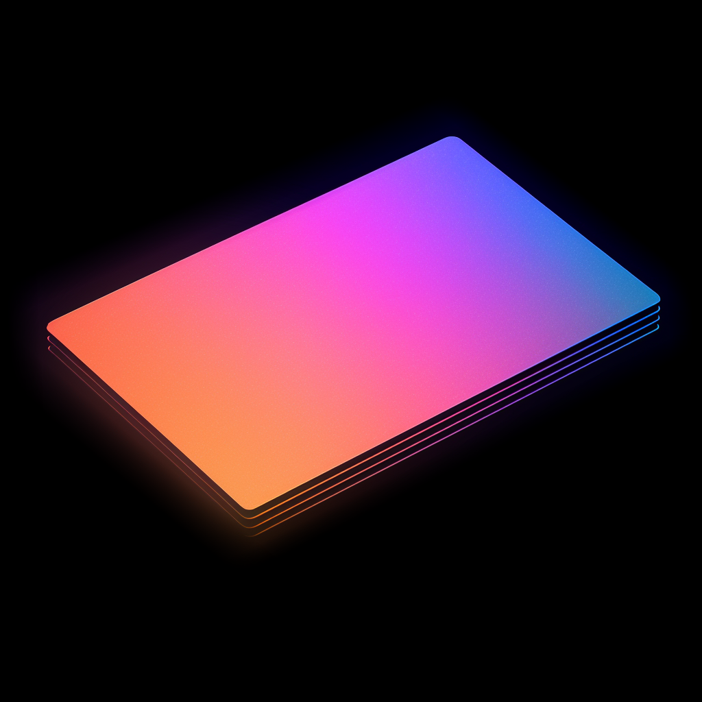 Illustration of SSD Hard Drive with Gradient